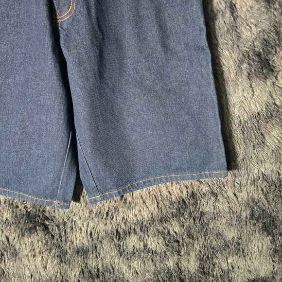 Y2K Interstate Denim Shorts Mens 32 Dark Wash Deadstock USA - Picture 5 of 11